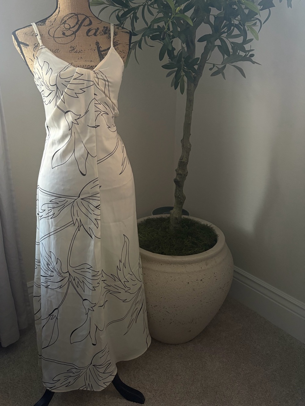 Banana Republic Floral Maxi Dress — Size XXS